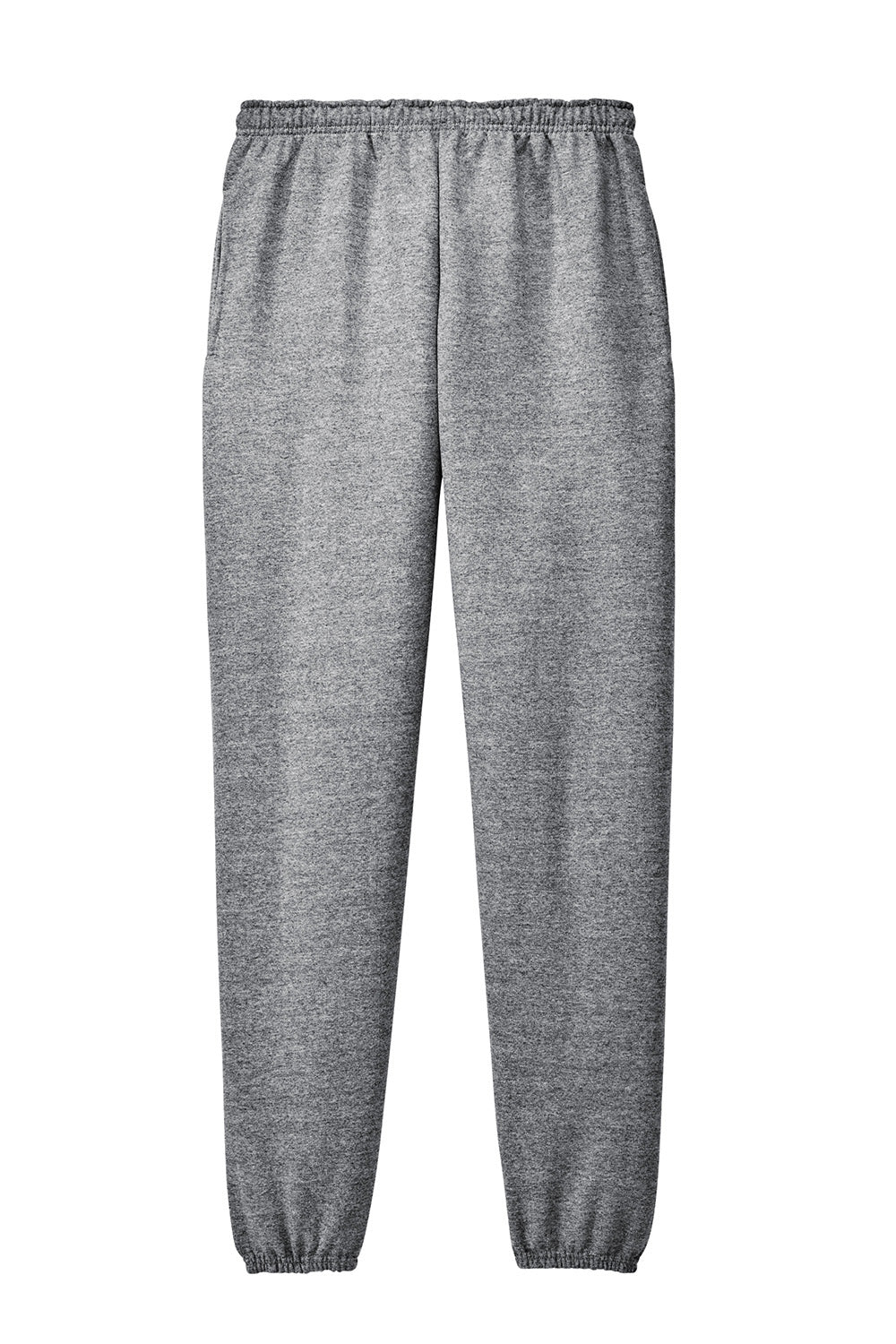 Mens Super Sweats NuBlend Pill Resistant Fleece Sweatpants w/ Pockets - Oxford Grey