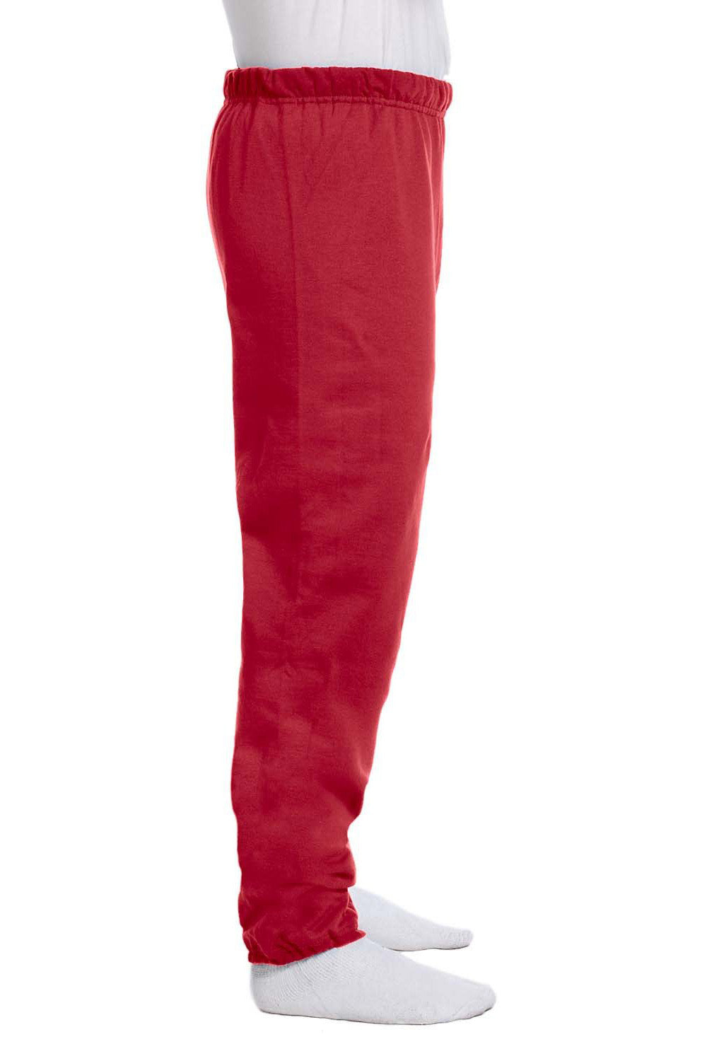 Mens NuBlend Pill Resistant Fleece Sweatpants - True Red
