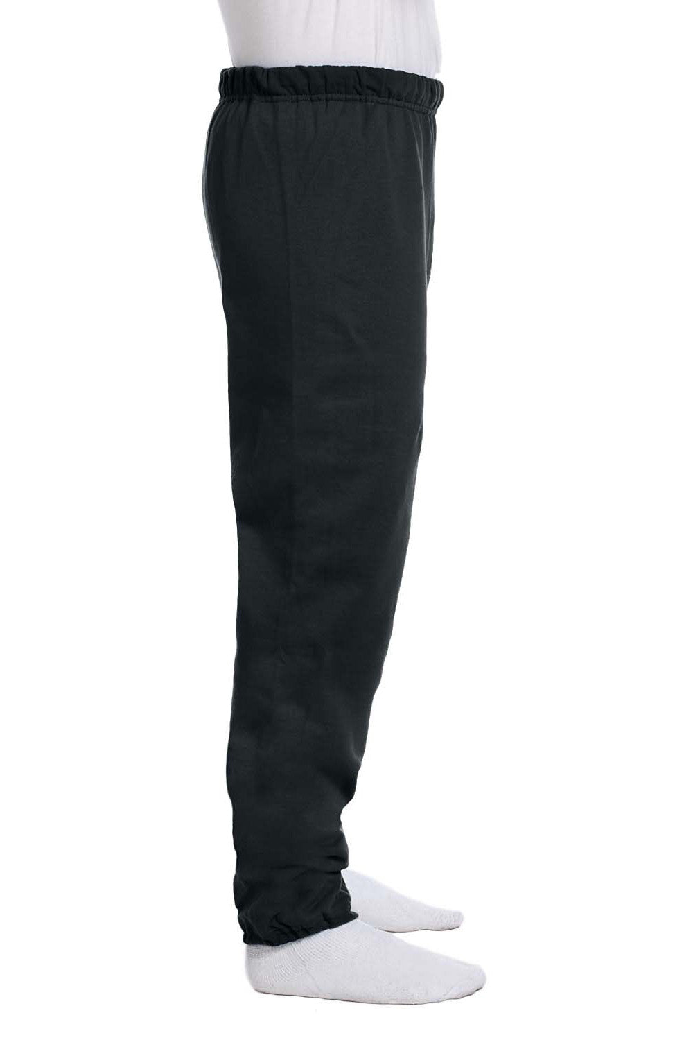 Mens NuBlend Pill Resistant Fleece Sweatpants - Black