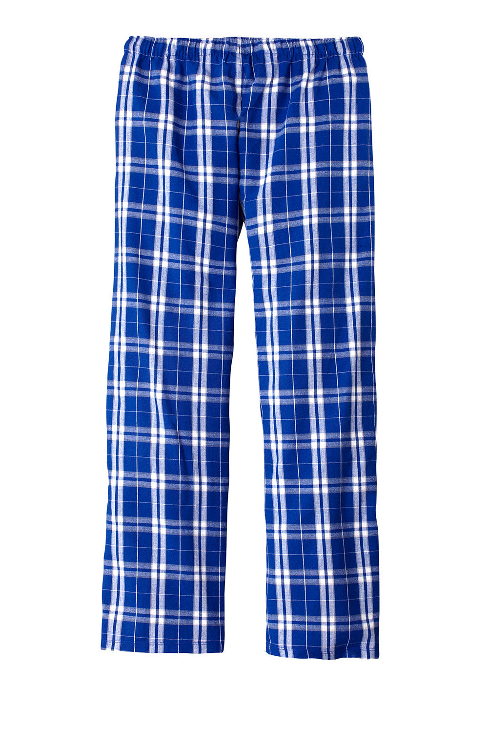 Mens Flannel Plaid Lounge Pants - Deep Royal Blue