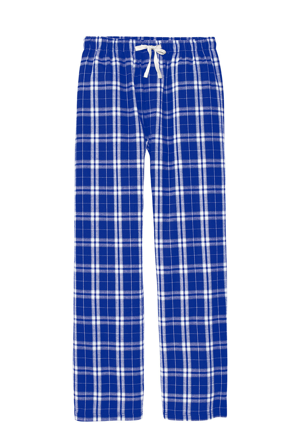 Mens Flannel Plaid Lounge Pants - Deep Royal Blue