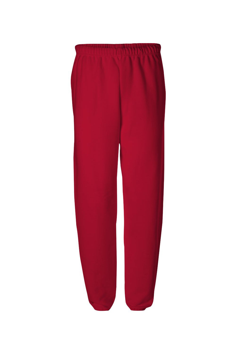 Mens NuBlend Pill Resistant Fleece Sweatpants - True Red