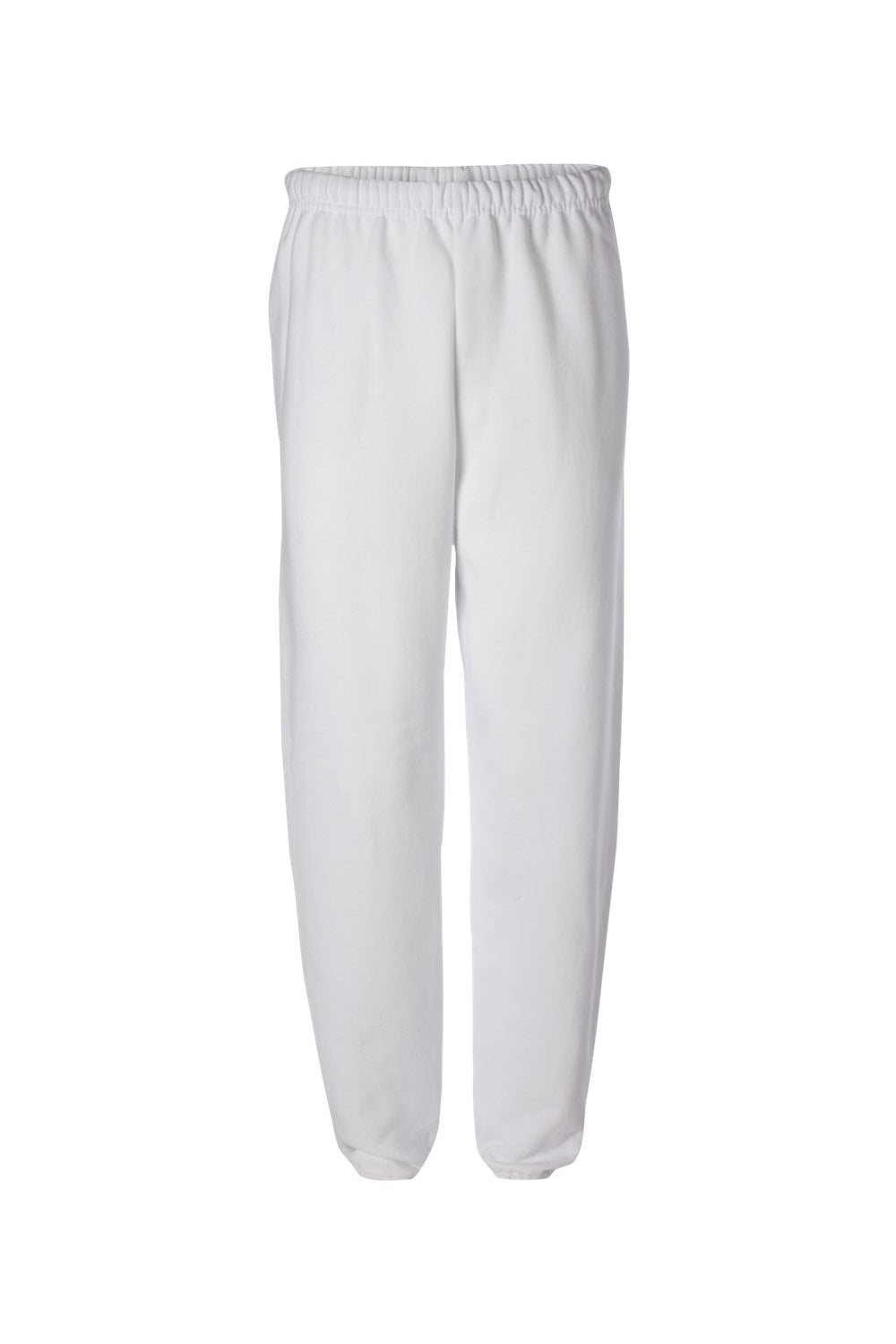 Mens NuBlend Pill Resistant Fleece Sweatpants - White