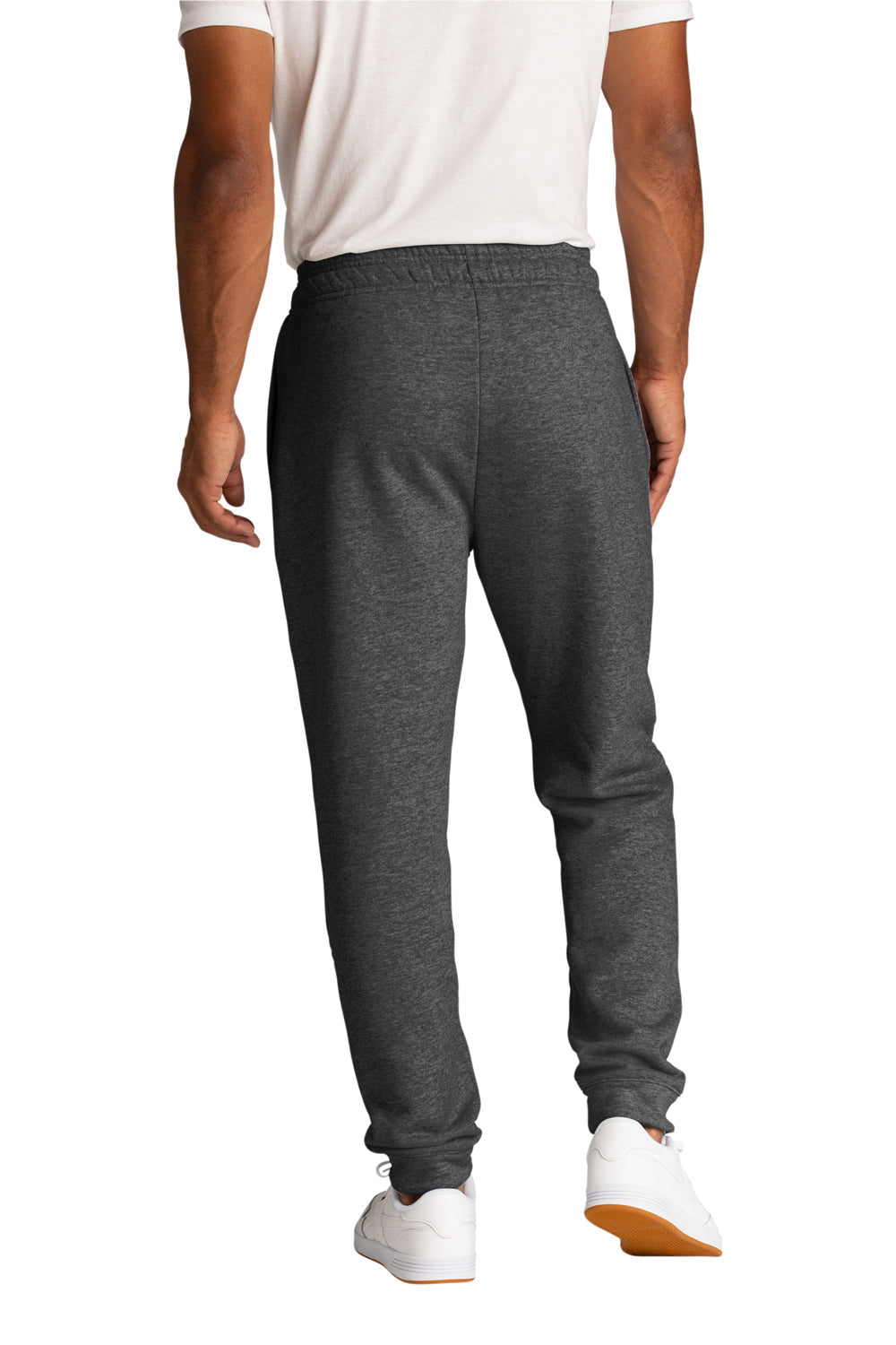 Mens Core Fleece Jogger Sweatpants w/ Pockets - Heather Dark Grey