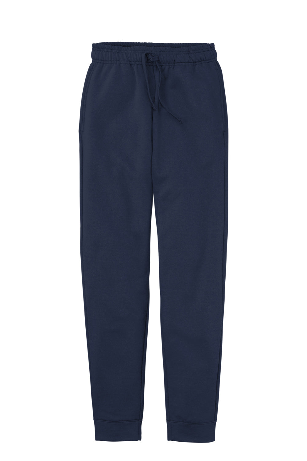 Mens Core Fleece Jogger Sweatpants w/ Pockets - Navy Blue