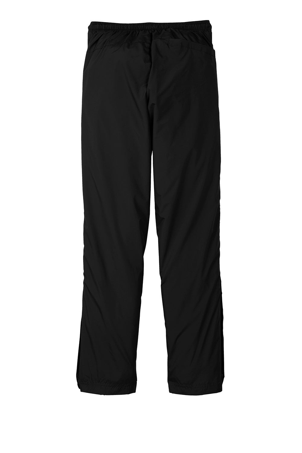Mens Water Resistant Wind Pants w/ Pockets - Black