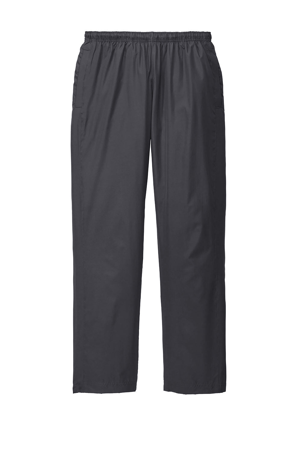 Mens Water Resistant Wind Pants w/ Pockets - Graphite Grey