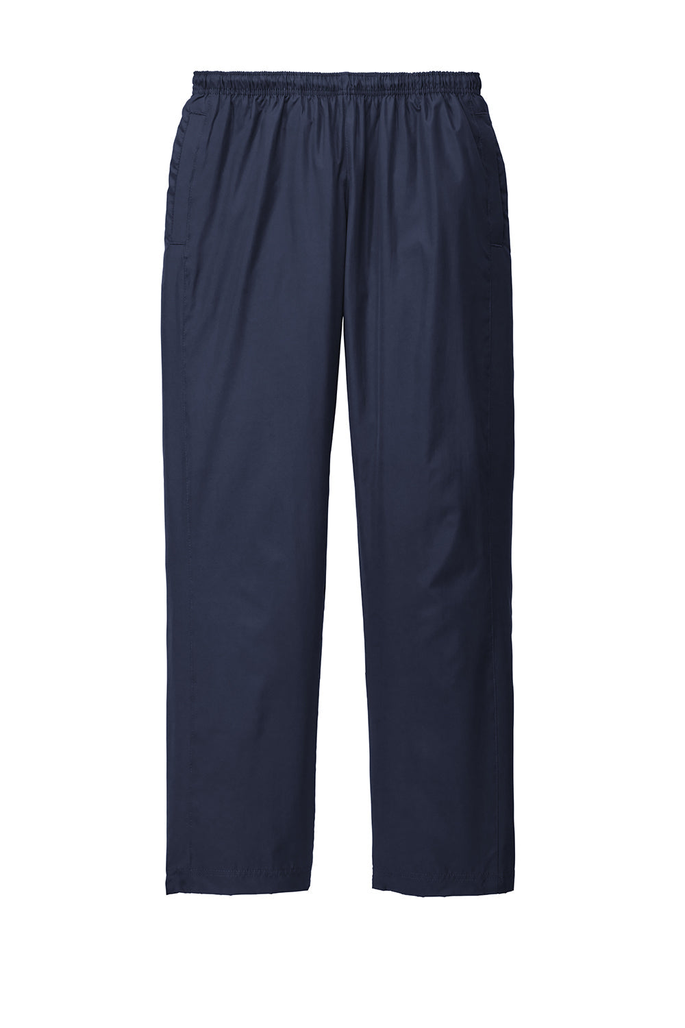 Mens Water Resistant Wind Pants w/ Pockets - True Navy Blue