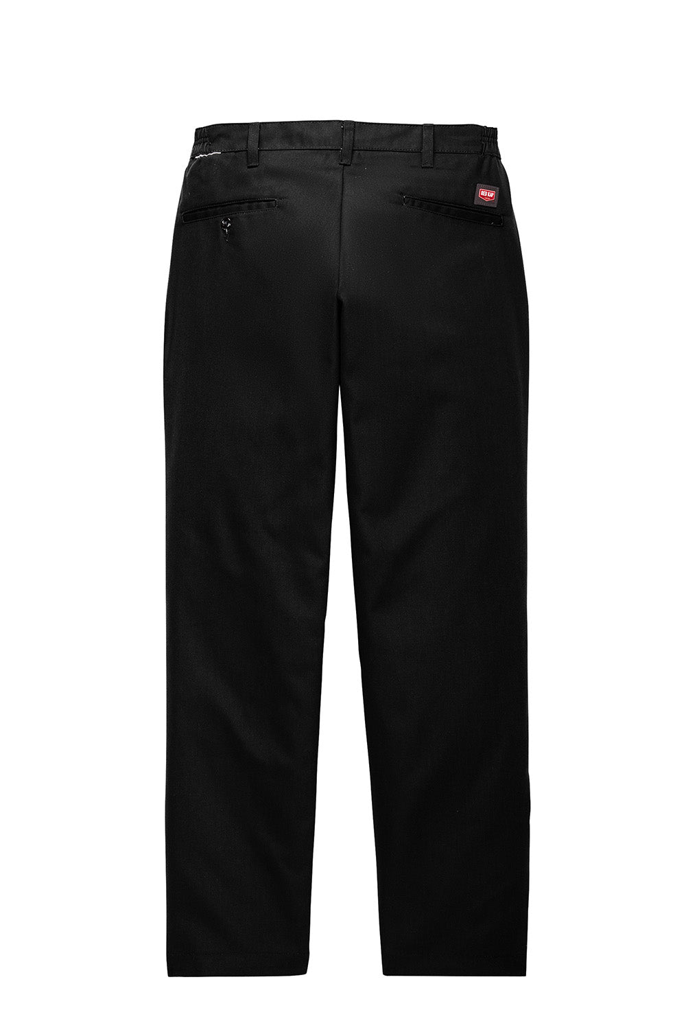 Mens Elastic Insert Wrinkle Resistant Pants w/ Pocket - Black