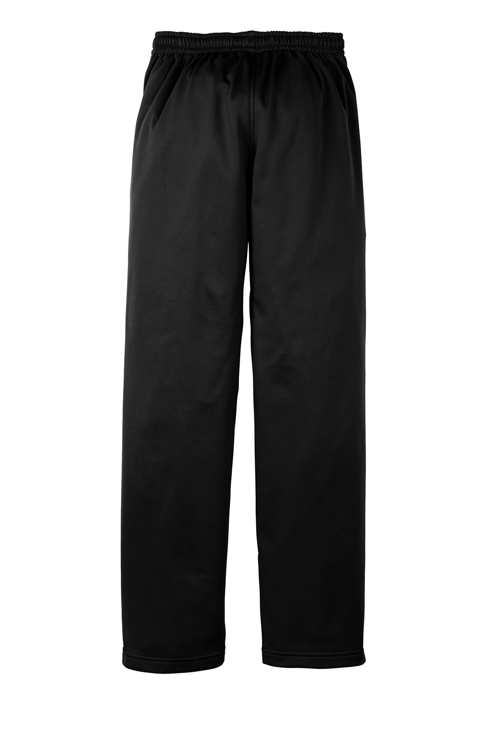 Mens Sport Wick Moisture Wicking Fleece Sweatpants w/ Pockets - Black