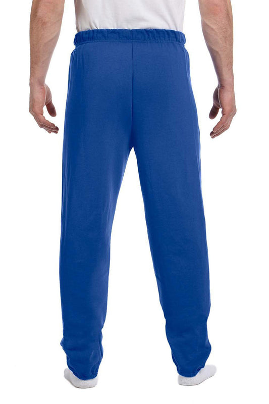Mens NuBlend Pill Resistant Fleece Sweatpants - Royal Blue