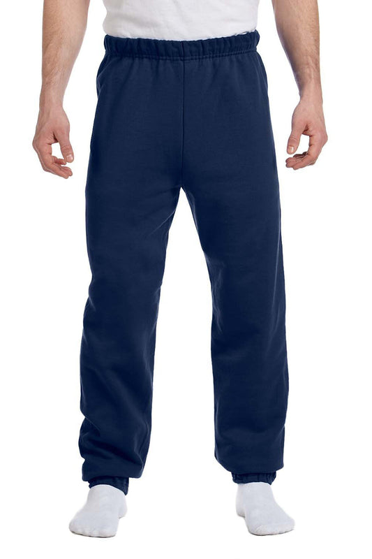 Mens NuBlend Pill Resistant Fleece Sweatpants - Navy Blue