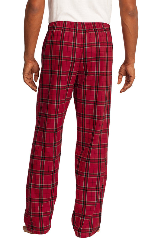 Mens Flannel Plaid Lounge Pants - New Red